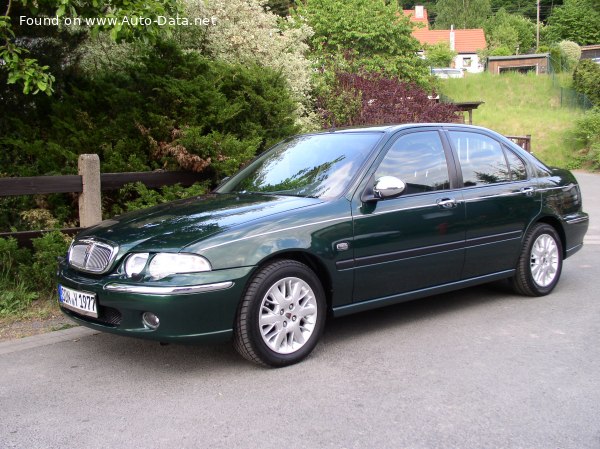 المواصفات والتفاصيل التقنية الكاملة 2002 Rover 45 (RT) 2.0 TD (113 Hp)