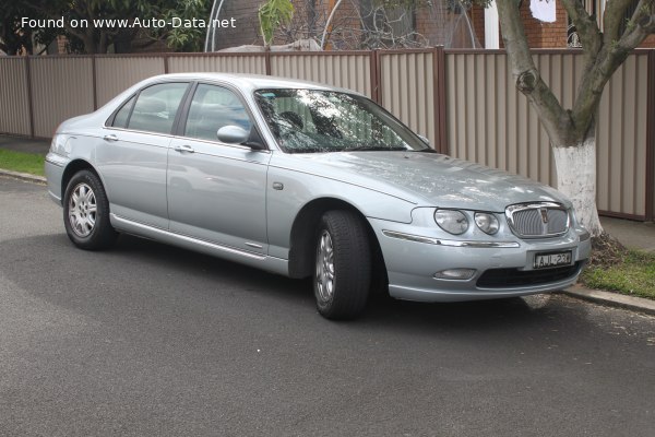 المواصفات والتفاصيل التقنية الكاملة 1999 Rover 75 2.5 V6 (177 Hp)