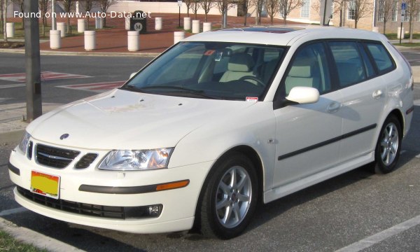 المواصفات والتفاصيل التقنية الكاملة 2005 Saab 9-3 Sport Combi II 1.8t (150 Hp)