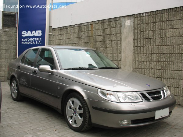 Full specifications and technical details 2001 Saab 9-5 (facelift 2001) 2.3 t (185 Hp)