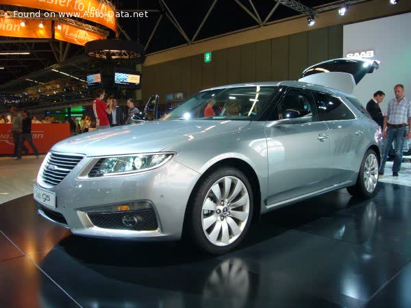 Full specifications and technical details 2009 Saab 9-5 II Sport Combi 2.0i (220 Hp) XWD Automatic