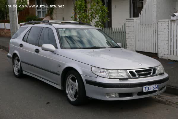 Spécifications complètes et détails techniques 1997 Saab 9-5 Sport Combi 2.0 T (150 Hp) Automatic