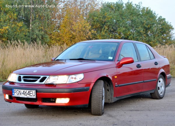 Full specifications and technical details 1999 Saab 9-5 2.3 T (230 Hp) Automatic