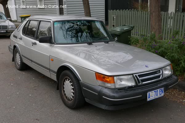 Vollständige Spezifikationen und technische Details 1989 Saab 900 I Combi Coupe (facelift 1987) 2.0 16V (126 Hp)