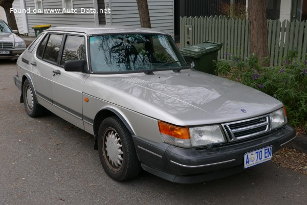 Full specifications and technical details 1993 Saab 900 I Combi Coupe (facelift 1987) 2.0 Turbo 16V (180 Hp)