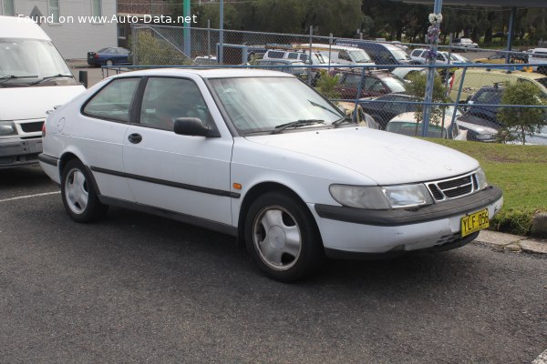 Full specifications and technical details 1993 Saab 900 II Combi Coupe 2.0 16V Turbo (185 Hp)