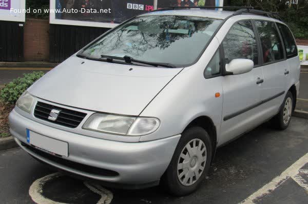 المواصفات والتفاصيل التقنية الكاملة 1997 Seat Alhambra I (7M) 1.9 TDI (110 Hp) Automatic