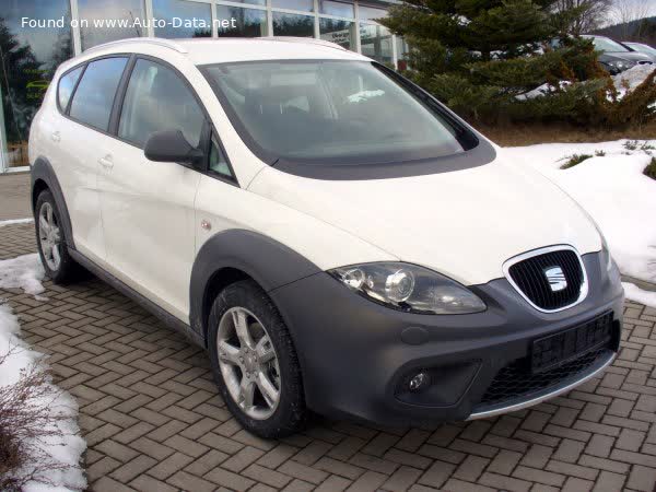 Full specifications and technical details 2010 Seat Altea Freetrack (facelift 2009) 2.0 TDI (170 Hp) 4Drive
