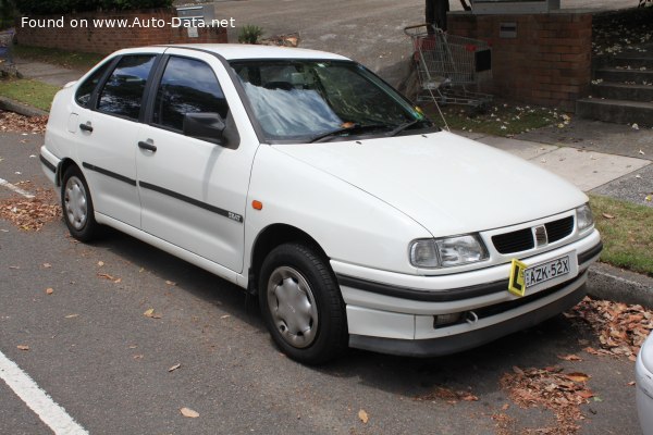 المواصفات والتفاصيل التقنية الكاملة 1993 Seat Cordoba I 1.9 D (68 Hp)