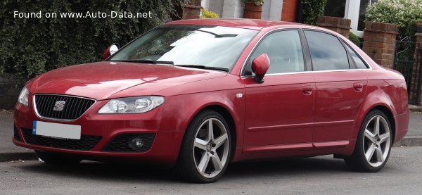 Full specifications and technical details 2010 Seat Exeo 1.8 TSI (160 Hp)