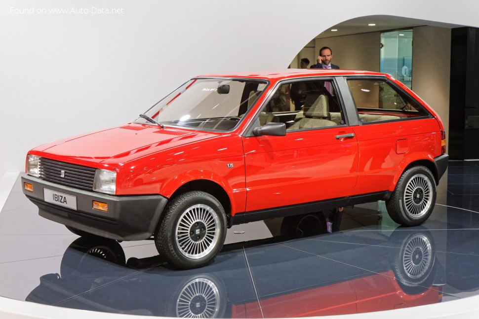 Full specifications and technical details 1986 Seat Ibiza I 1.5 i (100 Hp)