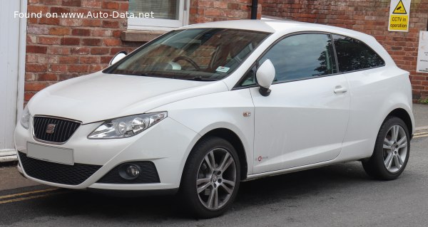 المواصفات والتفاصيل التقنية الكاملة 2008 Seat Ibiza IV SC 1.9 TDI (105 Hp) DPF