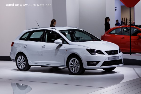 المواصفات والتفاصيل التقنية الكاملة 2012 Seat Ibiza IV ST (facelift 2012) 1.2 (60 Hp)