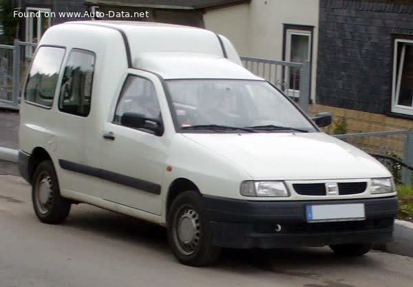 Vollständige Spezifikationen und technische Details 1999 Seat Inca (9K) 1.9 SDi (64 Hp)