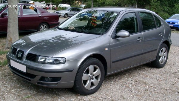 المواصفات والتفاصيل التقنية الكاملة 1999 Seat Leon I (1M) 1.8 T 20V 4 (180 Hp)