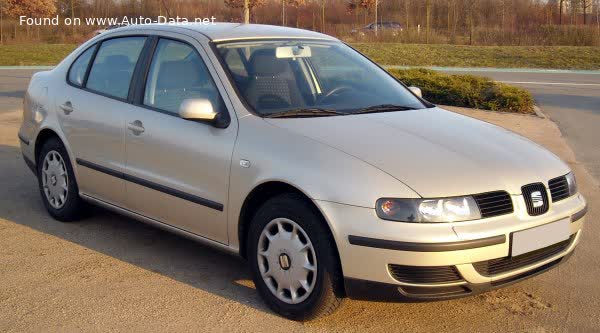 Spécifications complètes et détails techniques 1998 Seat Toledo II (1M2) 1.6 (100 Hp)