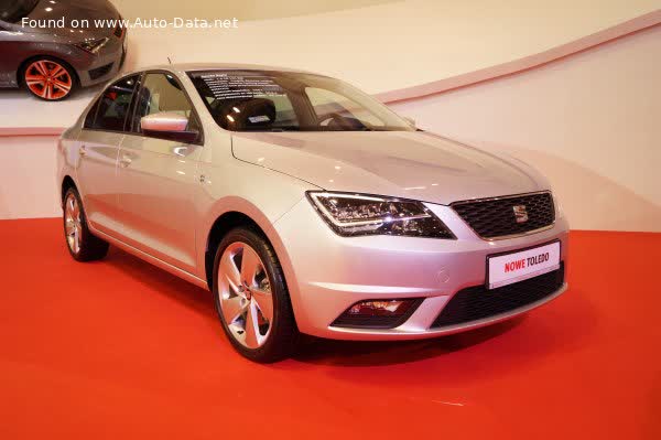 Full specifications and technical details 2013 Seat Toledo IV (NH) 1.6 TDI (90 Hp) DSG