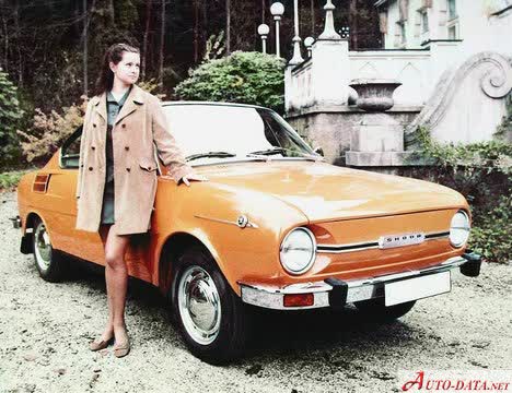 Full specifications and technical details 1969 Skoda 110 Coupe 1.1 R (52 Hp)