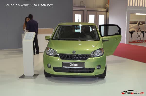 Full specifications and technical details 2011 Skoda Citigo (5-door) 1.0 (75 Hp) Automatic