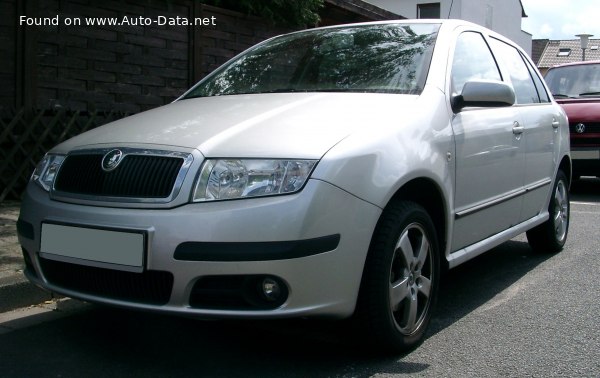 Vollständige Spezifikationen und technische Details 2004 Skoda Fabia I (6Y, facelift 2004) 2.0 (115 Hp)