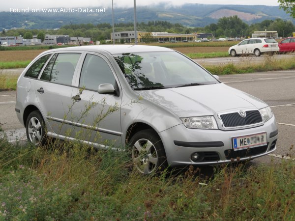 المواصفات والتفاصيل التقنية الكاملة 2004 Skoda Fabia I Combi (6Y, facelift 2004) 2.0 (115 Hp)