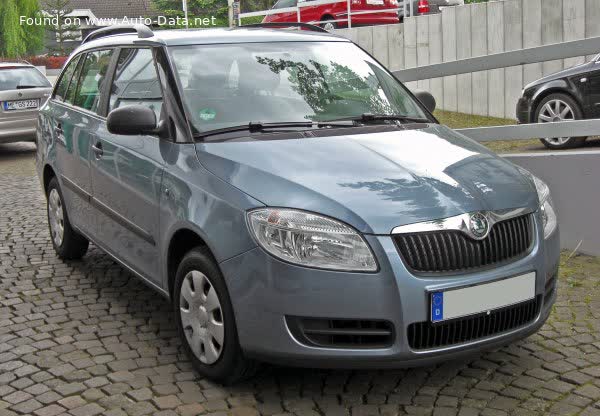 Spécifications complètes et détails techniques 2007 Skoda Fabia II Combi 1.9 TDI (105 Hp)