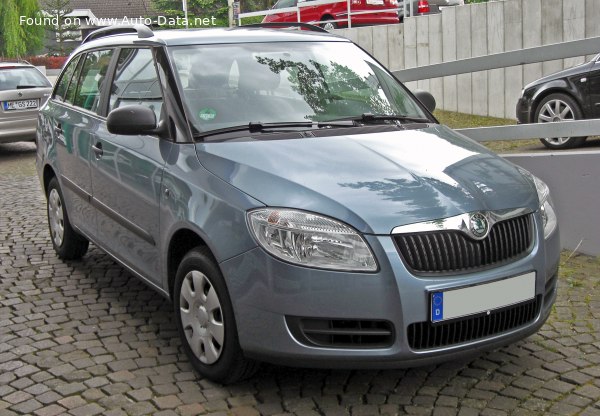 Full specifications and technical details 2007 Skoda Fabia II Combi 1.9 TDI (105 Hp) DPF