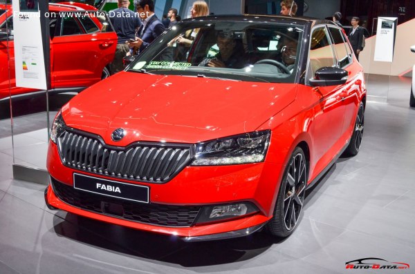 Full specifications and technical details 2018 Skoda Fabia III (facelift 2018) 1.0 TSI (110 Hp) DSG