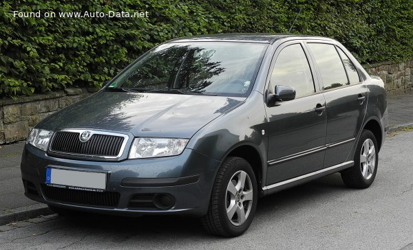 المواصفات والتفاصيل التقنية الكاملة 1999 Skoda Fabia Sedan I (6Y) 1.4 16V (75 Hp) Automatic