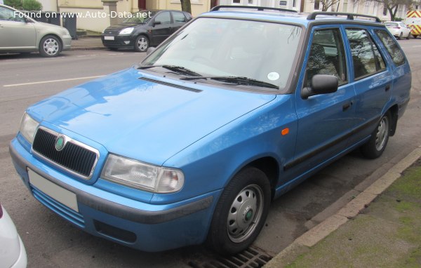 المواصفات والتفاصيل التقنية الكاملة 1998 Skoda Felicia II Combi 1.3 (68 Hp)