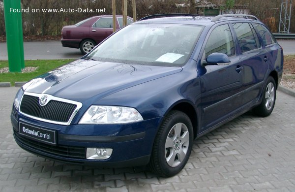 المواصفات والتفاصيل التقنية الكاملة 2004 Skoda Octavia II Combi 1.9 TDI (105 Hp) DSG