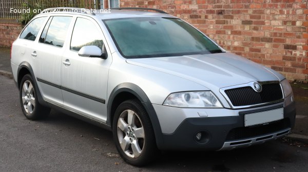 المواصفات والتفاصيل التقنية الكاملة 2006 Skoda Octavia II Scout 2.0 TDI (140 Hp) 4x4