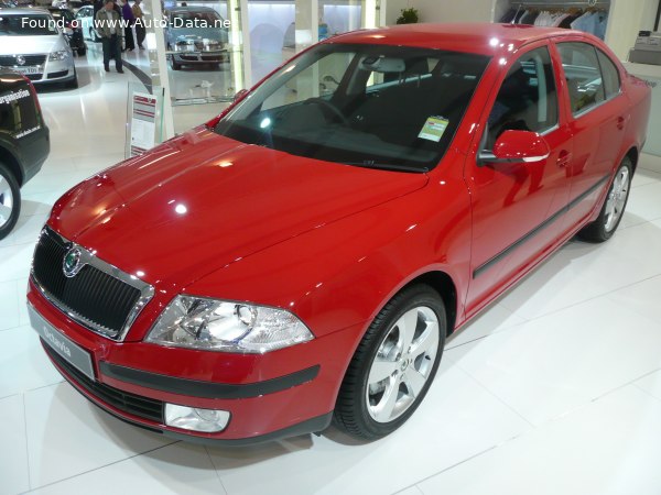 Full specifications and technical details 2004 Skoda Octavia II 1.4 MPI (75 Hp) Automatic