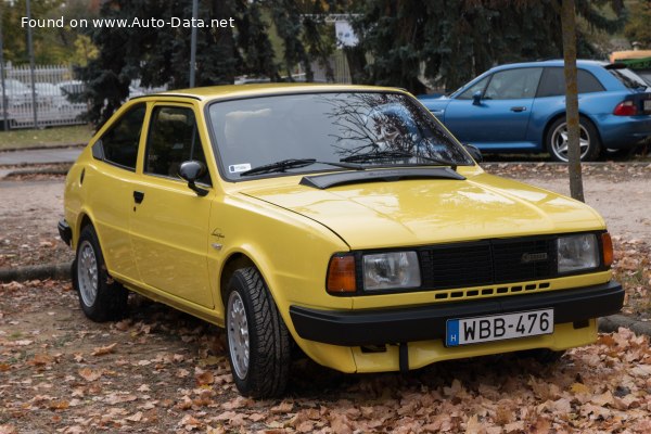 المواصفات والتفاصيل التقنية الكاملة 1984 Skoda Rapid (120G,130G,135G) 1.2 (120G) (58 Hp)