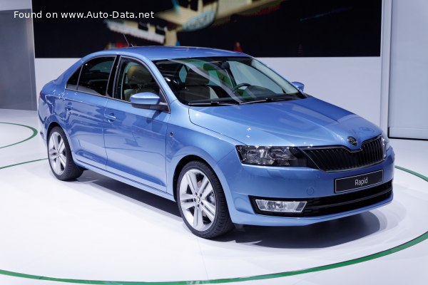 Full specifications and technical details 2015 Skoda Rapid (2012) 1.6 TDI (115 Hp)