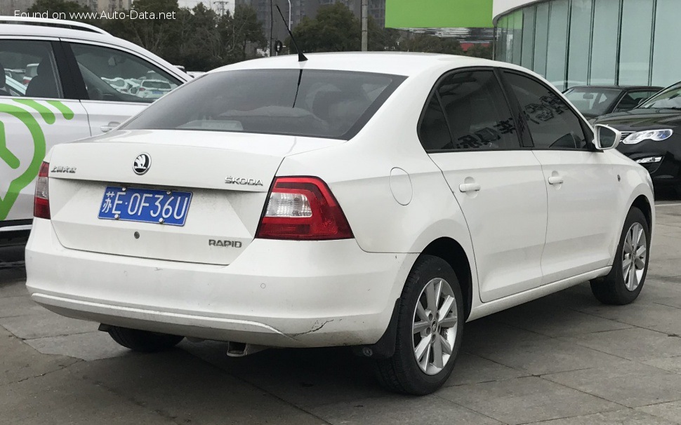 Full specifications and technical details 2018 Skoda Rapid Sedan (China) 1.5i (110 Hp) Automatic