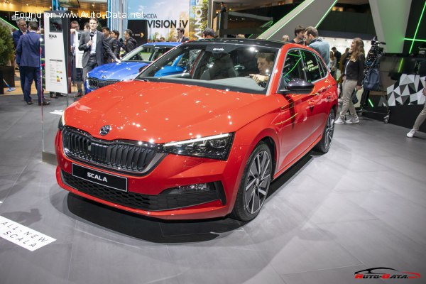 Full specifications and technical details 2019 Skoda Scala 1.5 TSI (150 Hp) DSG