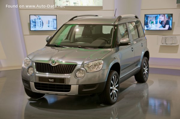 المواصفات والتفاصيل التقنية الكاملة 2010 Skoda Yeti 1.6 TDI (105 Hp) DPF