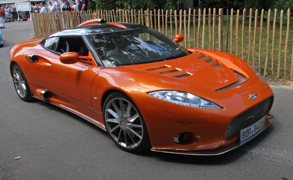 المواصفات والتفاصيل التقنية الكاملة 2009 Spyker C8 Aileron 4.2 V8 (400 Hp) Automatic