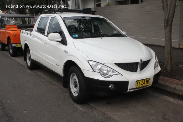 Full specifications and technical details 2006 SsangYong Actyon Sports 2.0Xdi (141 Hp)