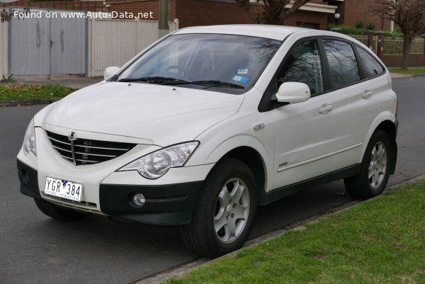 Full specifications and technical details 2007 SsangYong Actyon 2.0 Xdi (141 Hp) Automatic