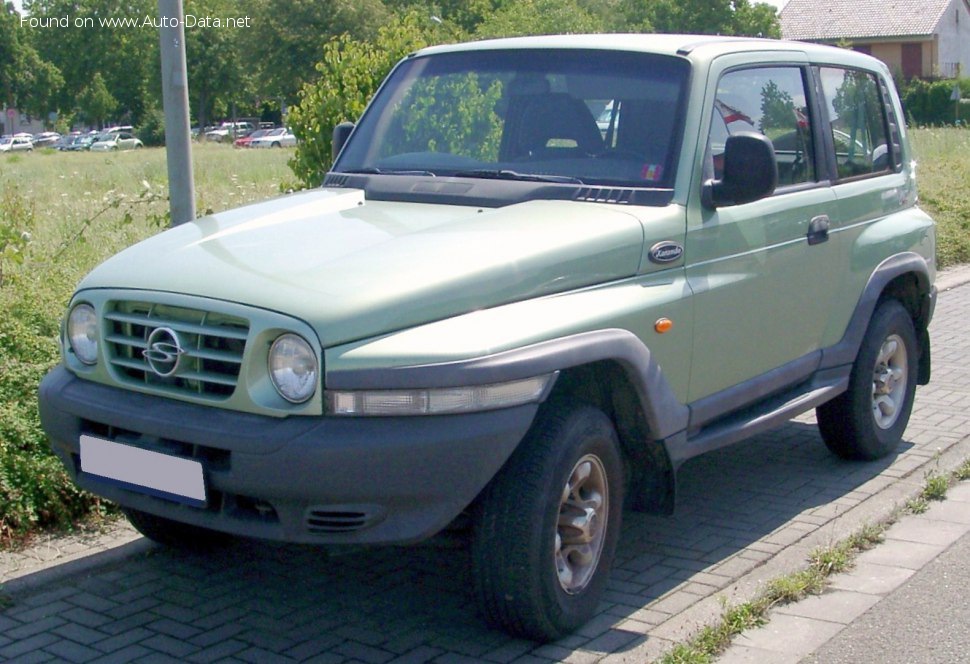 المواصفات والتفاصيل التقنية الكاملة 1996 SsangYong Korando II (KJ) 2.3 D (80 Hp)