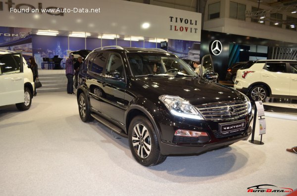 Full specifications and technical details 2012 SsangYong Rexton I (facelift 2012) RX 270 XDi (161 Hp) DPF TOD 4WD