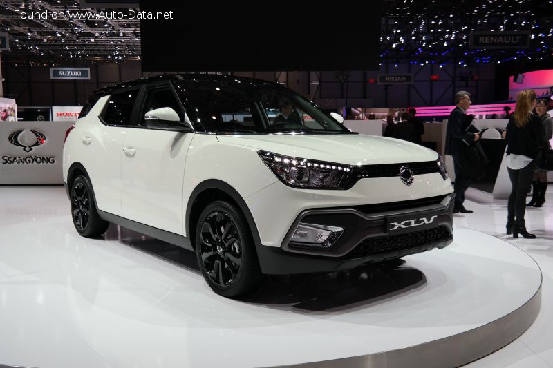 Full specifications and technical details 2016 SsangYong XLV 1.6 (115 Hp) AWD Automatic