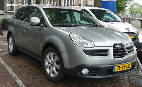 المواصفات والتفاصيل التقنية الكاملة 2006 Subaru B9 Tribeca 3.0i (250 Hp) AWD SPORTSHIFT