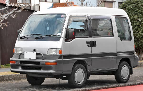 المواصفات والتفاصيل التقنية الكاملة 1993 Subaru Domingo I 1.2 EMPi (61 Hp)