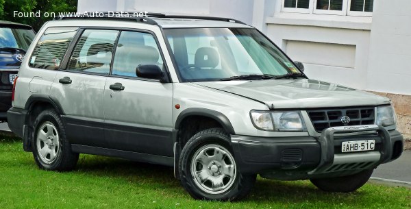 المواصفات والتفاصيل التقنية الكاملة 1997 Subaru Forester I 2.0 (122 Hp)