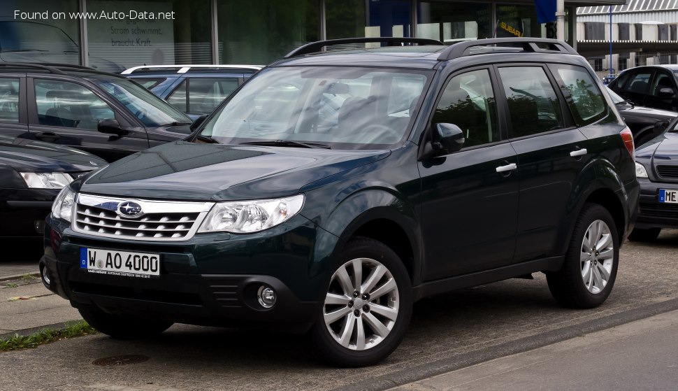 المواصفات والتفاصيل التقنية الكاملة 2010 Subaru Forester III (facelift 2010) 2.0 Turbo Diesel (147 Hp)