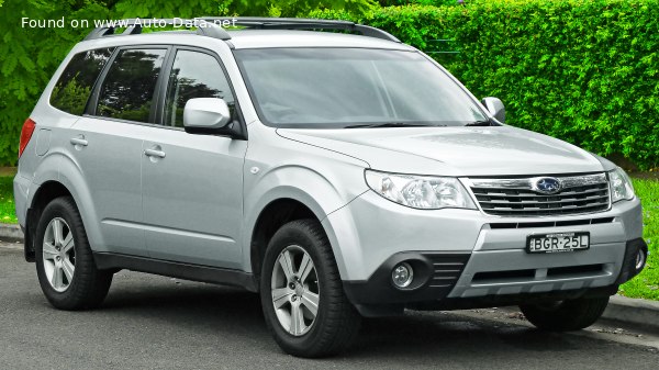 Full specifications and technical details 2007 Subaru Forester III 2.0 X (150 Hp) Dual-range