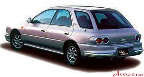 Spécifications complètes et détails techniques 1992 Subaru Impreza I Station Wagon (GF) 1.6i (90 Hp) 4WD